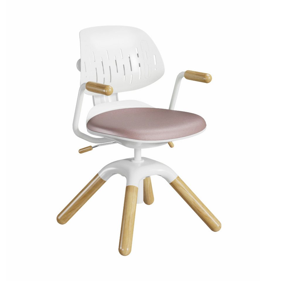 HOKO Kinderstuhl Höhenverstellbarer, mitwachsender Kinder Stuhl (Ergo Study Kid Kinder Schreibtisch Stuhl, Sitz und Rücken separat verstellbar. Ergonomisches Sitzen für Kinder, 1 St) von HOKO