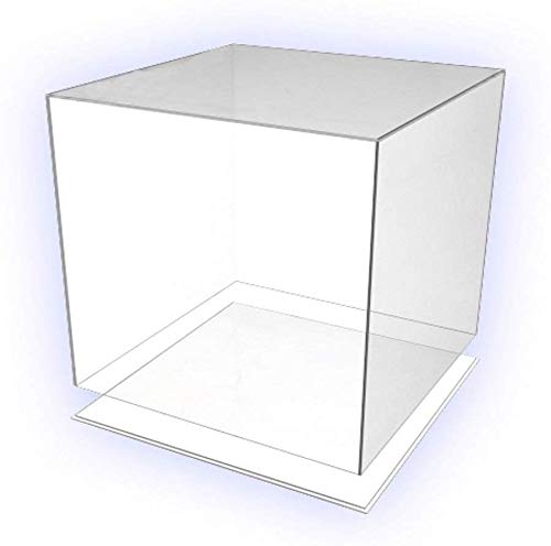 HOKU Holzhäuser Kunststofftechnik Präsentationsbox Acryl-glas box 30-cm x 30-cm x 30-cm mit Boden/Deckel Würfel, Acryl/Acrylglas, 5 transparente Seiten, farblos von HOKU Holzhäuser Kunststofftechnik