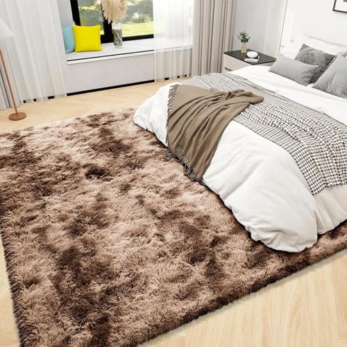 HOKXUAN Hochflor Teppich Wohnzimmer 170 x 190 cm Kurzflor rutschfest Flauschig Flauschig Teppich, Hochflor Teppich Langflor Teppich Modernes Einfarbiges Design für Küche, Schlafzimmer, Taupe HOKXUAN Hochflor Teppich Wohnzimmer 170 x 190 cm Kurzflor rutschfest Flauschig Flauschig Teppich, Hochflor Teppich Langflor Teppich Modernes Einfarbiges Design für Küche, Schlafzimmer, Taupe von HOKXUAN