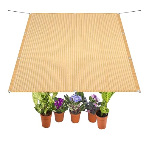 Sonnenschirm Segel Sonnenschutz Netz 130 x 200 cm HDPE Rechteckig UV Schutz Sonnenschutz Wetterschutz Wetterschutz Sonnendach Garden Schattiernetz für Balkon Garten, Creme Farben Sonnenschirm Segel Sonnenschutz Netz 130 x 200 cm HDPE Rechteckig UV Schutz Sonnenschutz Wetterschutz Wetterschutz Sonnendach Garden Schattiernetz für Balkon Garten, Creme Farben von HOKXUAN