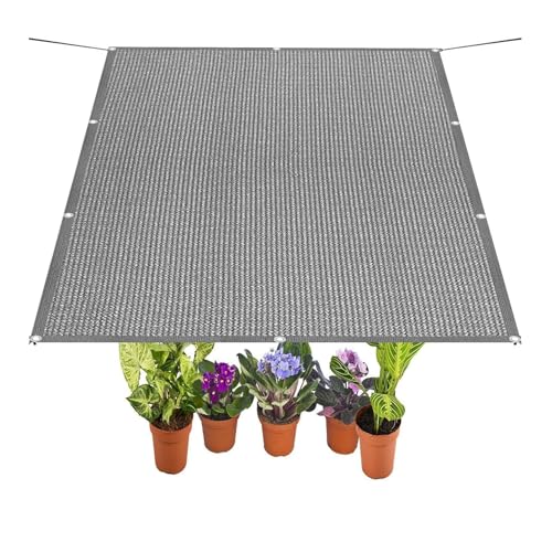 Sonnensegel Atmungsaktiv mit Ösen 160 x 200 cm HDPE Rechteckig UV Schutz Sonnenschutz Wetterschutz Sonnenschirm Segel Segel Baldachin für Balkon Garten, Grau Sonnensegel Atmungsaktiv mit Ösen 160 x 200 cm HDPE Rechteckig UV Schutz Sonnenschutz Wetterschutz Sonnenschirm Segel Segel Baldachin für Balkon Garten, Grau von HOKXUAN