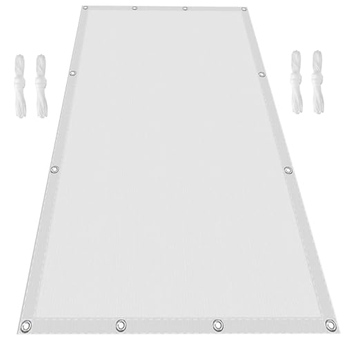 Sonnensegel inkl Befestigungsseile 150 x 190 cm Witterungsbeständig Und Reißfest Sonnenschutz Sunsegel Sonnensegel Windschutz mit Ösen, Ohne Bohren für Balkon Garten, Weiß Sonnensegel inkl Befestigungsseile 150 x 190 cm Witterungsbeständig Und Reißfest Sonnenschutz Sunsegel Sonnensegel Windschutz mit Ösen, Ohne Bohren für Balkon Garten, Weiß von HOKXUAN