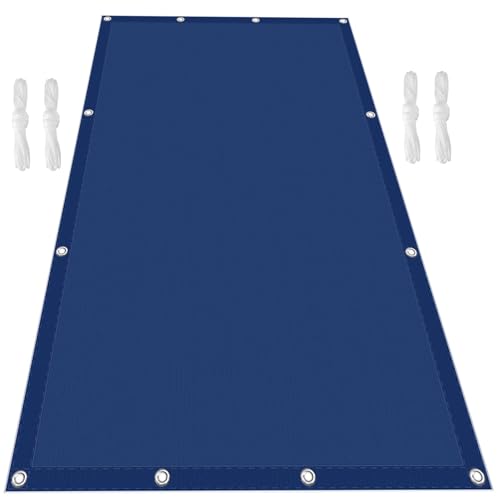 Sonnensegel inkl Befestigungsseile 190 x 340 cm Wetterschutz Sichtschutz Sonnenschutz Schutzplane Windschutz Überdachung Plane mit Ösen Freiem Seil für Balkon Terrasse, Dunkelblau Sonnensegel inkl Befestigungsseile 190 x 340 cm Wetterschutz Sichtschutz Sonnenschutz Schutzplane Windschutz Überdachung Plane mit Ösen Freiem Seil für Balkon Terrasse, Dunkelblau von HOKXUAN
