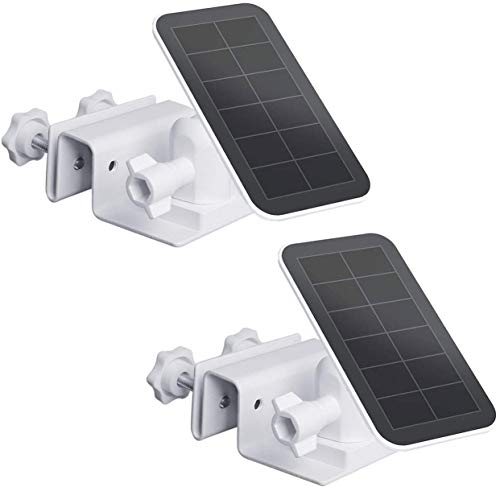 HOLACA Dachrinnenhalterung kompatibel mit Arlo Pro Solarmodul-Versionen, Arlo Pro 4 Arlo Ultra 2 Arlo Ultra Arlo Pro 3 Solarpanel, Reolink Argus Pro, Reolink Argus 2 (weiß) von HOLACA