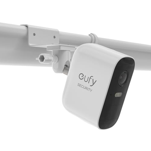 HOLACA Dachrinnenhalterung Kompatibel mit Eufycam 1/2/2C/2C Pro/3/3C/E, Arl o Pro 4/3/2/Ultra 2&1/Essential Kamera, Passend für Alle Kameras Mit Standard 1/4-Zoll-Gewinde, Weiß | 1 Stück von HOLACA