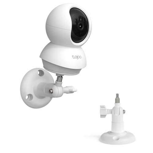 HOLACA Wandhalterung Kompatibel mit TP-Link Tapo C200 / C210 / C220 / C201 / C202 / C211 / C212 / C222 / C230 WLAN-Überwachungskamera für den Innenbereich, Weiß 1 Stück von HOLACA