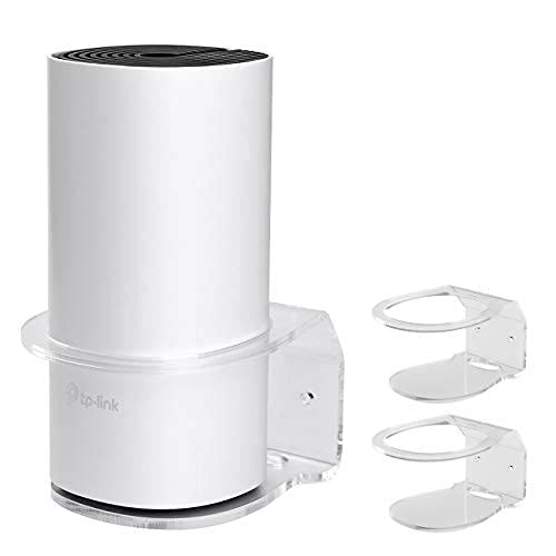 HOLACA Wandhalterung für TP-Link Deco M4 Whole Home Mesh WiFi System, Kabel-Management Halter für Deco M4/E4/S4/S7/P9 ohne Kabelsalat, stabile Deco M4 P9 Wandhalterung (2 Stück) von HOLACA