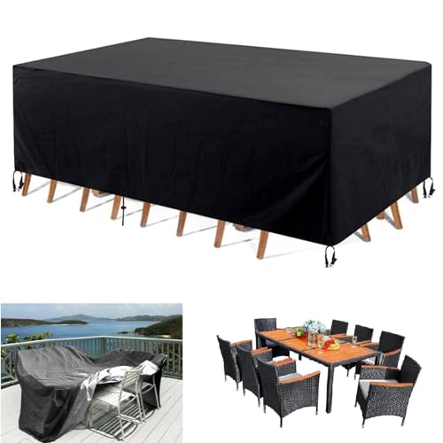 Abdeckplane Wasserdicht Gartenmöbel 150x55x65cm/LxWxH Schwarz Abdeckung Gartenmöbel,Tisch Abdeckung Outdoor,420d Oxford Gewebe Winterfest Schutzhülle Für Balkonmöbel Outdoor Sofa Tisch Möbelsets Abdeckplane Wasserdicht Gartenmöbel 150x55x65cm/LxWxH Schwarz Abdeckung Gartenmöbel,Tisch Abdeckung Outdoor,420d Oxford Gewebe Winterfest Schutzhülle Für Balkonmöbel Outdoor Sofa Tisch Möbelsets von HOLEILUCK