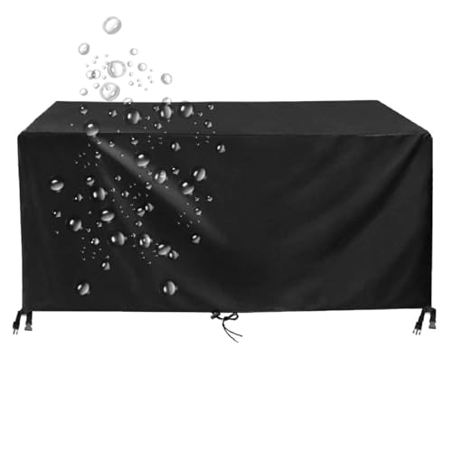 Abdeckung Gartenlounge 280x150x100cm/LxWxH Gartenmöbel Abdeckung Wetterfest/Abdeckplane Gartenmöbel Winterfest- Gartentisch Abdeckung Schneeschutz Staubdicht Anti-UV mit Zugkordel 420D Oxford-Gewebe Abdeckung Gartenlounge 280x150x100cm/LxWxH Gartenmöbel Abdeckung Wetterfest/Abdeckplane Gartenmöbel Winterfest- Gartentisch Abdeckung Schneeschutz Staubdicht Anti-UV mit Zugkordel 420D Oxford-Gewebe von HOLEILUCK