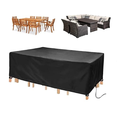 Gartenmöbel-Abdeckung 170x75x85cm Schutzhüllen Für Gartenmöbel Winddicht UV-Beständiges Abdeckplane Wasserdicht Gartenmöbel Rechteckige/Quadratisch Abdeckhauben Für Möbelsets Lounge Abdeckung von HOLEILUCK