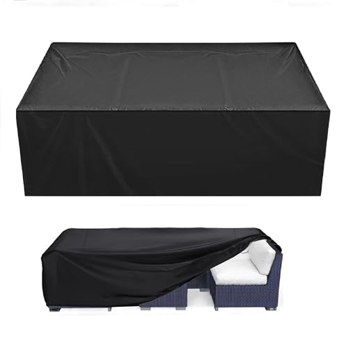 Gartenmöbel Abdeckung Wasserdicht Gartenmöbel Plane Abdeckhauben & Hüllen 420D Oxford Gewebe mit Windfest Klipse Schutzhülle 180x55x70cm /LxWxH Abdeckung Gartenlounge Plane Für Gartenmöbel Schwarz Gartenmöbel Abdeckung Wasserdicht Gartenmöbel Plane Abdeckhauben & Hüllen 420D Oxford Gewebe mit Windfest Klipse Schutzhülle 180x55x70cm /LxWxH Abdeckung Gartenlounge Plane Für Gartenmöbel Schwarz von HOLEILUCK