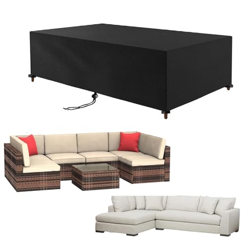 Gartenmöbel Schutzhülle Schutzhülle Gartenmöbel Winterfest 145x55x60cm Abdeckplane Gartentisch Schneeschutz UV Beständige Plane Mobel Abdeckung Gartentisch Abdeckung-Abdeckungen Für Gartenmöbel von HOLEILUCK