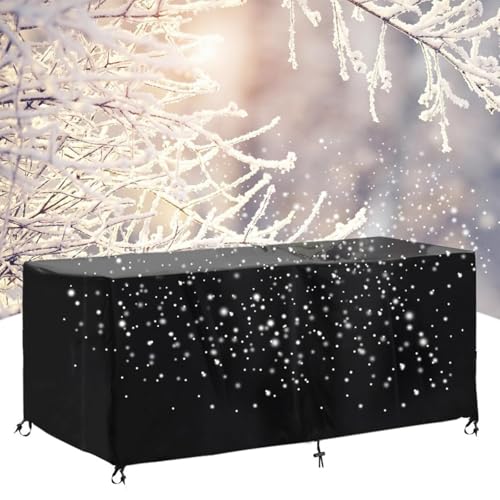 Gartenmöbelabdeckungenwasserdicht 180x60x84cm/LxWxH Abdeckplane Gartenmöbel Stühle,Abdeckungen Für Gartenmöbel 420D Oxford für Sitzgruppe Gartentische Terrassenmöbel Schwarz Abdeckung Gartenmöbel von HOLEILUCK