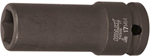 HOLEX IMPACT-Steckschlüsseleinsatz 6-kant 3/8'' lang mit gefedertem Magnet 15 mm von HOLEX