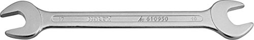 HOLEX Doppelmaulschlüssel Chrom-Vanadium-Stahl verchromt 17 x 19 mm von HOLEX