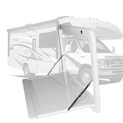 HOLGVE Klappbarer Wohnmobil-Außentisch, 80 X 45 cm Wandklapptisch, Wandtisch Klappbar Wohnmobil-Picknick, Abschließbar, Premium-Klapptische von HOLGVE