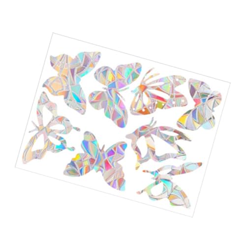 HOLIDYOYO 1 Blatt Vogelsichere Fensteraufkleber Sonne Haftet Für Fenster Bunte Fensterfolien Fenster Klammert Schlafzimmerfenster Haften Anti-kollisions-fenster Haften Silber Pvc HOLIDYOYO 1 Blatt Vogelsichere Fensteraufkleber Sonne Haftet Für Fenster Bunte Fensterfolien Fenster Klammert Schlafzimmerfenster Haften Anti-kollisions-fenster Haften Silber Pvc von HOLIDYOYO