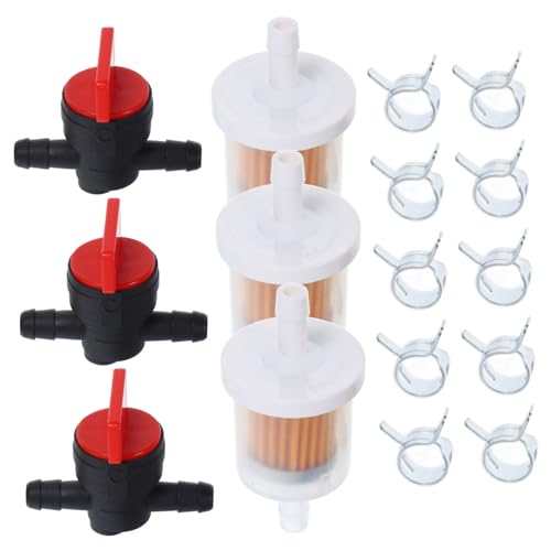 HOLIDYOYO 1 Satz Carburetor Shut Off Valve für Rasenmäher Ventil mit Kraftstofffilter und Klemmen Teiliges Ersatzteil für Gartenmaschinen Einfache Installation und HOLIDYOYO 1 Satz Carburetor Shut Off Valve für Rasenmäher Ventil mit Kraftstofffilter und Klemmen Teiliges Ersatzteil für Gartenmaschinen Einfache Installation und von HOLIDYOYO