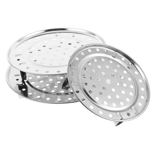 HOLIDYOYO 1 Satz Dampfgarer Rack aus Dämpfeinsatz mit Löchern für Gleichmäßiges von Brötchen und Gemüse Spülmaschinengeeignet Hochtemperaturbeständig HOLIDYOYO 1 Satz Dampfgarer Rack aus Dämpfeinsatz mit Löchern für Gleichmäßiges von Brötchen und Gemüse Spülmaschinengeeignet Hochtemperaturbeständig von HOLIDYOYO