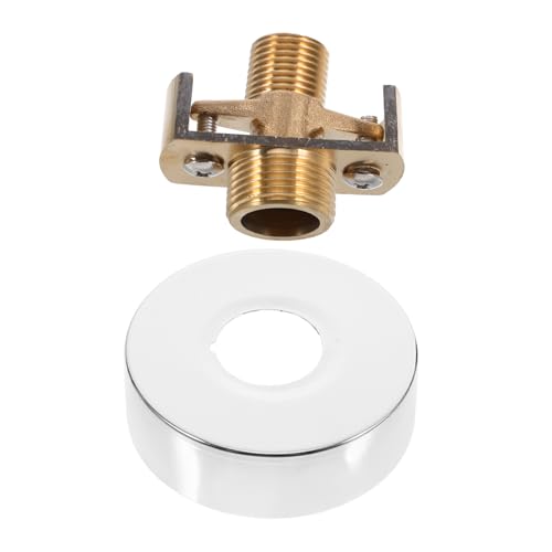 HOLIDYOYO 1 Satz Duscharmatur Wohnmobil-Zubehör Bidet Ventil Presta duschkopf wandhalterung duschzubehör Klauenfuß-Badewannen-Wasserhahnanschluss Verstellbarer Duschadapter Kupfer Golden von HOLIDYOYO