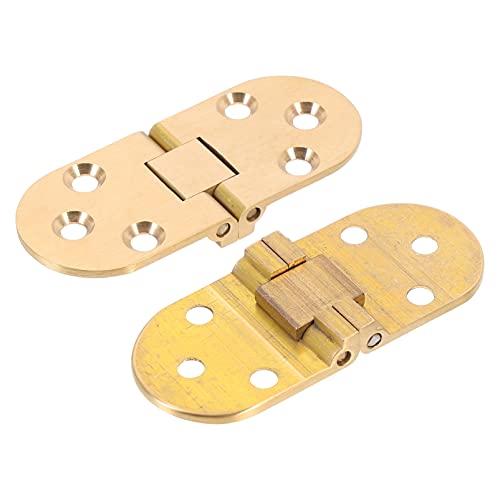 HOLIDYOYO 1 Satz Folding Flips Scharniere Set Messing Praktische Klappbeschläge für Küchenschränke und Möbel Langlebig Installieren für DIY Projekte und Enge Räume von HOLIDYOYO
