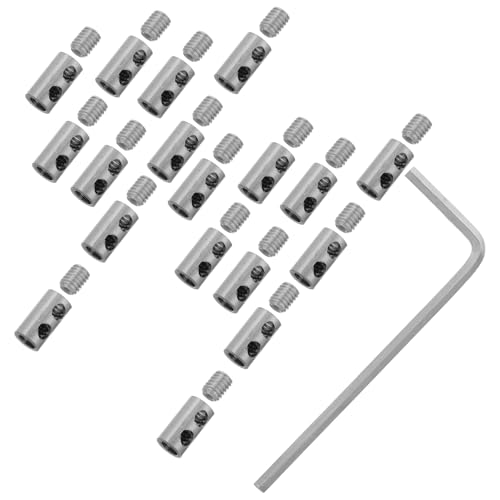 HOLIDYOYO 1 Satz Heavy Duty Stahlseil Klemmen für Sichere Kabelbefestigung für Home und Industrieanwendungen Einfach zu Verwenden und Langlebig HOLIDYOYO 1 Satz Heavy Duty Stahlseil Klemmen für Sichere Kabelbefestigung für Home und Industrieanwendungen Einfach zu Verwenden und Langlebig von HOLIDYOYO