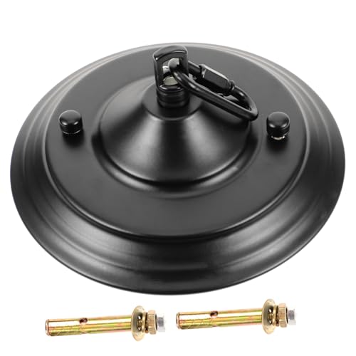 HOLIDYOYO 1 Satz Kronleuchter Baldachin Runde Deckenleuchte Montageplatte für Pendelleuchten Schwarz für Vintage und Minimalismus Stil Hohe Stabilität und Einfache Installation HOLIDYOYO 1 Satz Kronleuchter Baldachin Runde Deckenleuchte Montageplatte für Pendelleuchten Schwarz für Vintage und Minimalismus Stil Hohe Stabilität und Einfache Installation von HOLIDYOYO