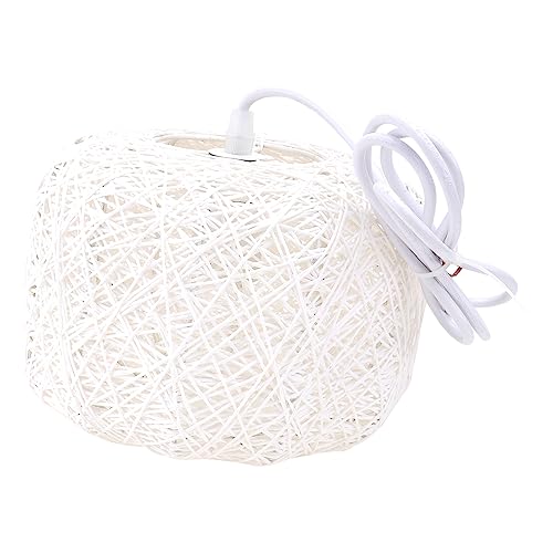 HOLIDYOYO 1 Satz Rattan Woven Ceiling Lamp Kreative Hängelampe im Chinesischen Stil Durchmesser Weiß für Esszimmer und Schlafzimmer Umweltfreundliches Design Natürlichem Rattan HOLIDYOYO 1 Satz Rattan Woven Ceiling Lamp Kreative Hängelampe im Chinesischen Stil Durchmesser Weiß für Esszimmer und Schlafzimmer Umweltfreundliches Design Natürlichem Rattan von HOLIDYOYO
