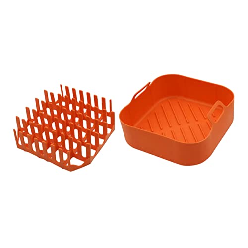 HOLIDYOYO 1 Satz Silikon Bacon Rack für Heißluftfritteuse Antihaft Bacon Backform Wiederverwendbar und Hitzebeständig für Ofen und Mikrowelle mit Praktischem Design für Backen HOLIDYOYO 1 Satz Silikon Bacon Rack für Heißluftfritteuse Antihaft Bacon Backform Wiederverwendbar und Hitzebeständig für Ofen und Mikrowelle mit Praktischem Design für Backen von HOLIDYOYO