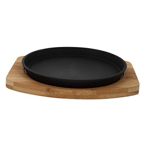 HOLIDYOYO 1 Satz Steak Teppanyaki Induktion Für Flachgrill Teller Brutzelplatten Bbq-grillplatte Grillen Steakplatte Steaktablett Steak-grill Grillschale Antihaft-grill Grillsteak Bambus von HOLIDYOYO