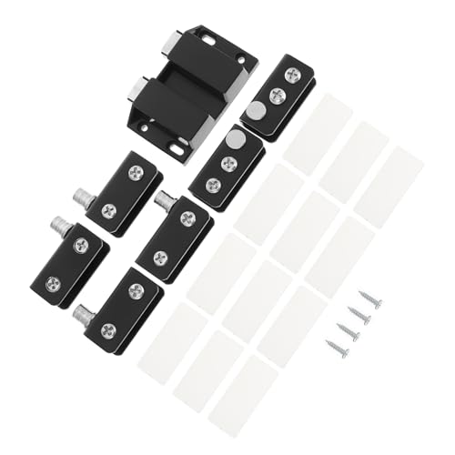 HOLIDYOYO 1 Satz Türscharnier Set für Glastüren Langlebige und Rostfreie Scharniere Installieren für Schrank und Vitrinentüren Schwarz HOLIDYOYO 1 Satz Türscharnier Set für Glastüren Langlebige und Rostfreie Scharniere Installieren für Schrank und Vitrinentüren Schwarz von HOLIDYOYO
