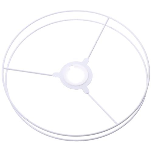 HOLIDYOYO 1 Satz Weißer Lampenschirmhalter – Metall-Diy-Trommel-Lampenschirm-Starker Ring 11 8 Durchmesser Ring-Lampenschirmring HOLIDYOYO 1 Satz Weißer Lampenschirmhalter – Metall-Diy-Trommel-Lampenschirm-Starker Ring 11 8 Durchmesser Ring-Lampenschirmring von HOLIDYOYO