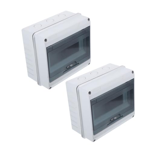 HOLIDYOYO 1 Satz Wetterfeste Verteilerdose Robuste Elektrobox für Außenbereich für Werkstätten und Wohnhäuser Schnelle Installation Langlebiges Kunststoffmaterial von HOLIDYOYO
