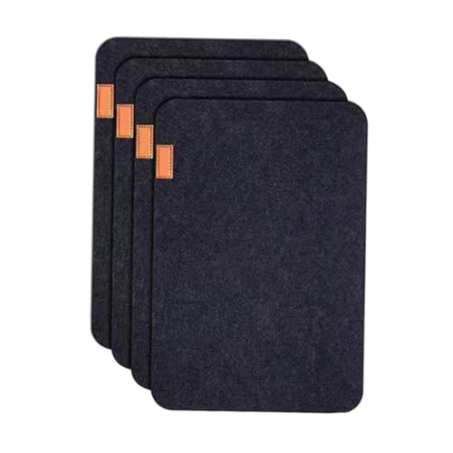 HOLIDYOYO Tischsets-Set Filz-tischset Wärmeisolierende Tischunterlage Nicht-matten Für Partys Und Hoteldekor von HOLIDYOYO