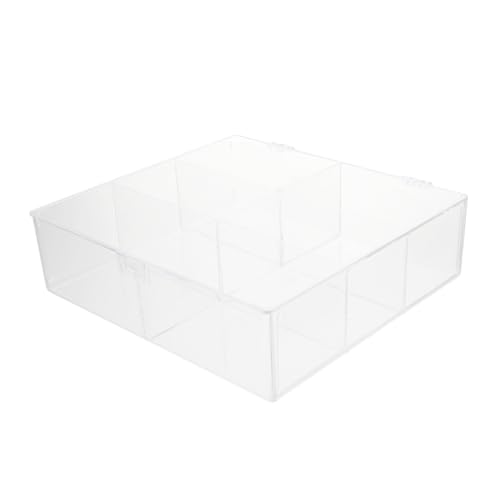HOLIDYOYO 1 Stück Blindbox Aufbewahrungsbox Figurenständer Rack ausstellen Figur Vitrine Figurenkoffer Fall Verzierung Spielzeugregal p.s Transparent von HOLIDYOYO