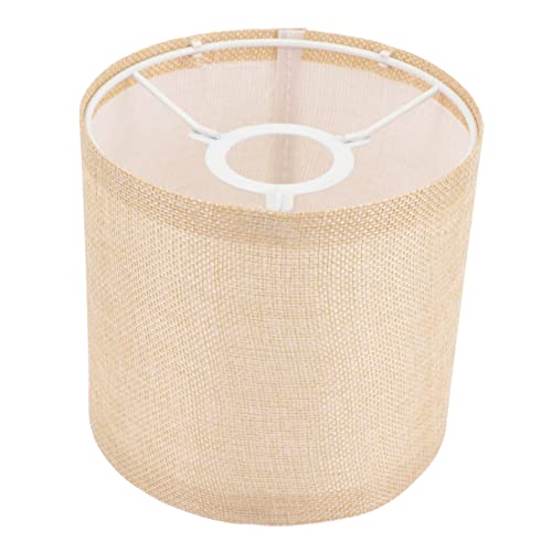 HOLIDYOYO 1 Stück Dekorativer Lampenschirm Hochwertigem Stoff für Tischlampen Abnehmbar Geeignet für Schlafzimmer Büro und Wohnzimmer Sanftes Licht für Entspannte von HOLIDYOYO