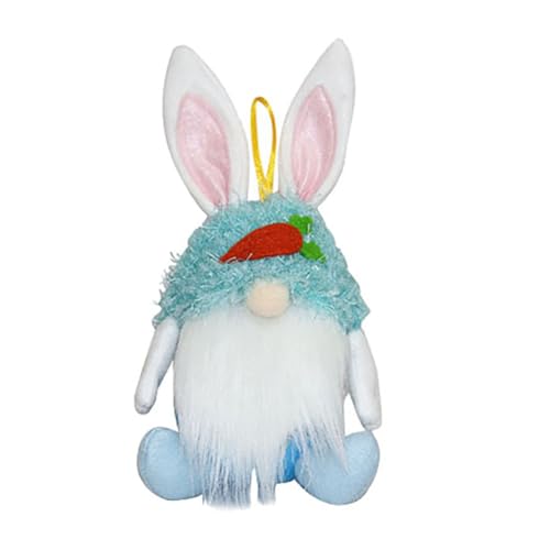 HOLIDYOYO Osterhase GNOME Süßigkeiten Aufbewahrungsbox Bunny Gnomes Ornament Osterhase Gnomes Schmuck Kunststoff Faser Glas Farbe von HOLIDYOYO