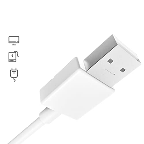 HOLIDYOYO 1 Stück LED Wandlampe mit Intelligentem Sensor USB Lichtleiste für Schrank Bett und Treppen Bewegungsmelder Nachtlicht für Zuhause Weiß von HOLIDYOYO