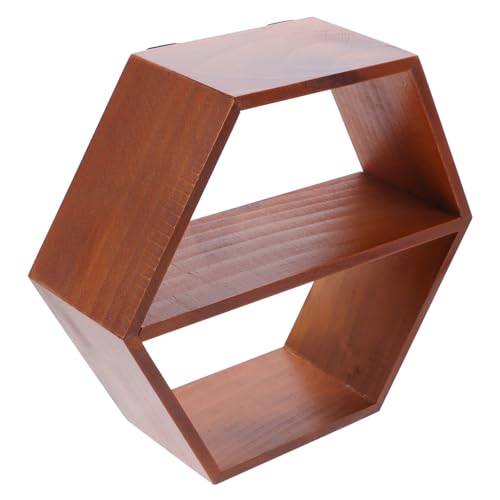 HOLIDYOYO 1 Stück Organisatoren Lagerung Storage Shelves Storage Shelf zurrbügel Storage Frame anzugbügel stanzfreier Stand wandmontierter Aufbewahrungshalter Nachttisch Holz Brown HOLIDYOYO 1 Stück Organisatoren Lagerung Storage Shelves Storage Shelf zurrbügel Storage Frame anzugbügel stanzfreier Stand wandmontierter Aufbewahrungshalter Nachttisch Holz Brown von HOLIDYOYO