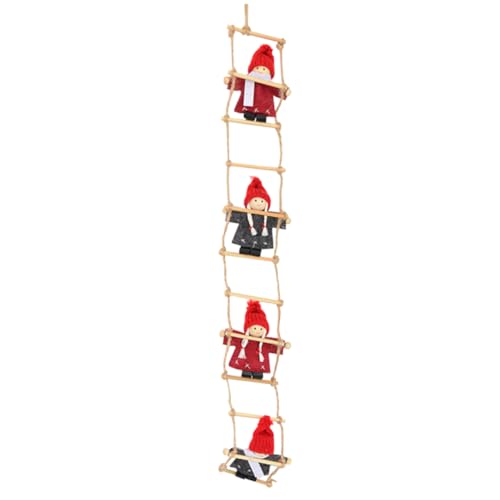 HOLIDYOYO 1stück Weihnachtsbaum Wollfilz Und Mädchen Schaukeldoll Weihnachtsdeko Für Festliche Anlässe Für Baum Und Raumgestaltung von HOLIDYOYO