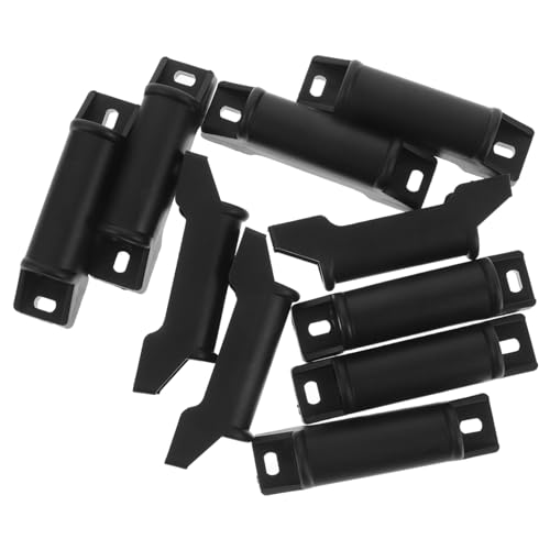 HOLIDYOYO 10 Stück Gaming Stuhlbeine Gleiter Fußstützen für Verstellbare Gaming und Bürostühle Robuste Pflegeleichte Rutschpads Schwarz für Entspannte Sitzpositionen von HOLIDYOYO