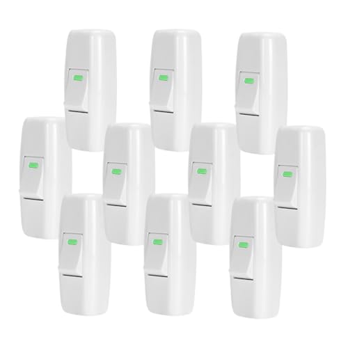 HOLIDYOYO 10 Stück Inline Schalter für Tischlampen Hochwertiger Kleiner Lichtschalter mit Doppeltem Ausgang für Praktische Anwendung Beleuchtung und Elektrogeräten von HOLIDYOYO
