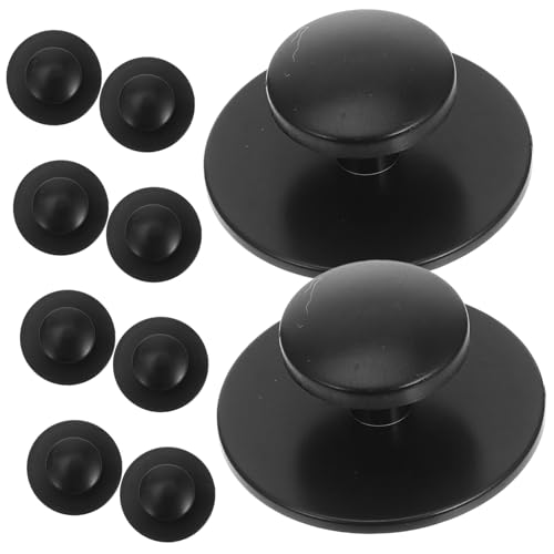 HOLIDYOYO 10 Stück Runde Selbstklebende Schrankknöpfe für Sicherheits und Glastüren Einfache Montage ohne Bohren Ergonomische Griffdesigns für Möbel Schwarz HOLIDYOYO 10 Stück Runde Selbstklebende Schrankknöpfe für Sicherheits und Glastüren Einfache Montage ohne Bohren Ergonomische Griffdesigns für Möbel Schwarz von HOLIDYOYO