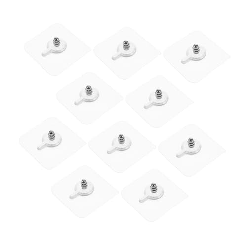 HOLIDYOYO 10 Stück Selbstklebende Haken Wandhaken für Dekoration Ohne Bohren Starke Klebekraft für Weiße Wände Tragkraft Vielseitig Einsetzbar für Schlüssel Handtaschen und HOLIDYOYO 10 Stück Selbstklebende Haken Wandhaken für Dekoration Ohne Bohren Starke Klebekraft für Weiße Wände Tragkraft Vielseitig Einsetzbar für Schlüssel Handtaschen und von HOLIDYOYO