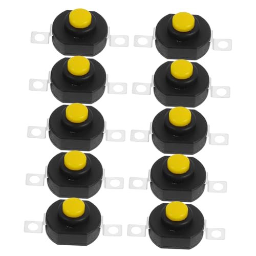 HOLIDYOYO 10 Stück Taschenlampenschalter Druckknopfschalter Für Taschenlampe Mikro Selbstverriegelungsschalter Selbstverriegelnder Mikroschalter Selbstverriegelnder Druckknopfschalter HOLIDYOYO 10 Stück Taschenlampenschalter Druckknopfschalter Für Taschenlampe Mikro Selbstverriegelungsschalter Selbstverriegelnder Mikroschalter Selbstverriegelnder Druckknopfschalter von HOLIDYOYO