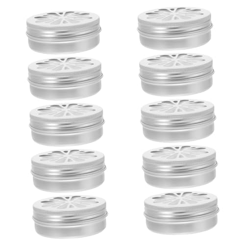 HOLIDYOYO 10 Stück Teiliges Duftdosen für Hundetraining Aluminiumboxen für Geruchstraining für Ausbildung von und Diensthunden Fördert die Nasenarbeit und Stressabbau von HOLIDYOYO