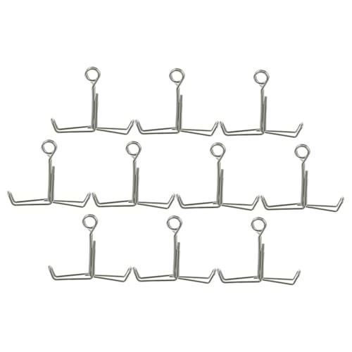 HOLIDYOYO 10 Stück Teiliges Federklemme für Labor Verstellbare Schlauchklemme aus Rostfreiem Stabile Wasserstopp klemme mit Breiter Halterung Kratzfrei Einfach zu Bedienen für HOLIDYOYO 10 Stück Teiliges Federklemme für Labor Verstellbare Schlauchklemme aus Rostfreiem Stabile Wasserstopp klemme mit Breiter Halterung Kratzfrei Einfach zu Bedienen für von HOLIDYOYO