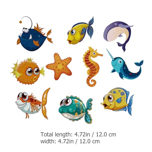 HOLIDYOYO 10 Stück Teiliges Meeresbewohner Badewannen Aufkleber rutschfest Selbstklebend wasserdichte Anti rutsch Sticker für Dusche Badewanne Kinderfreundliche Badezimmerdeko HOLIDYOYO 10 Stück Teiliges Meeresbewohner Badewannen Aufkleber rutschfest Selbstklebend wasserdichte Anti rutsch Sticker für Dusche Badewanne Kinderfreundliche Badezimmerdeko von HOLIDYOYO