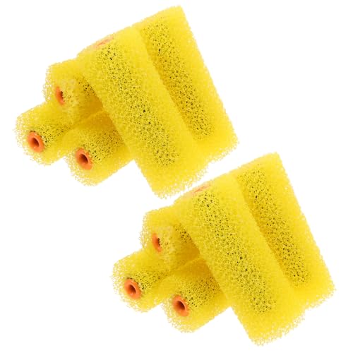 HOLIDYOYO 10 Stück Teiliges Mittelgroße Schwammpinsel Strukturwalze für Wandfarbe Dekorative Prägung Vielseitig für Enge Flächen und Hausfassaden Langlebig Effiziente Anwendung Gelb HOLIDYOYO 10 Stück Teiliges Mittelgroße Schwammpinsel Strukturwalze für Wandfarbe Dekorative Prägung Vielseitig für Enge Flächen und Hausfassaden Langlebig Effiziente Anwendung Gelb von HOLIDYOYO