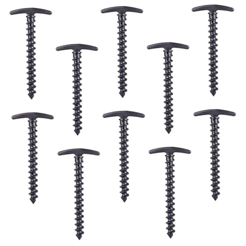 HOLIDYOYO 10 Stück Teiliges Nylon Zeltheringe Robust Langlebig Glatt für Camping Wandern Angeln Zeltnägel Bodenanker zur Sicheren Fixierung von Zelt und Sonnenschutz im Outdoor Bereich von HOLIDYOYO